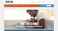 Desktop Screenshot of edcure.org